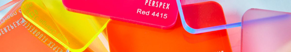 Plexiglas Kleur Transparant banner