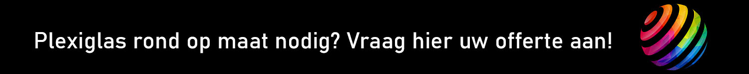 Plexiglas Rond Banner